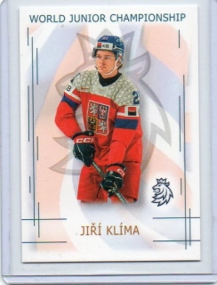 Real Cards 2025-2026 série 1 WORLD JUNIOR CHAMPIONS U20 Base # U20-11 Klíma Jiří