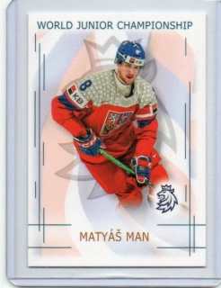 Real Cards 2025-2026 série 1 WORLD JUNIOR CHAMPIONS U20 Base # U20-13 Man Matyáš