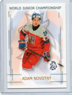 Real Cards 2025-2026 série 1 WORLD JUNIOR CHAMPIONS U20 Base # U20-17 Novotný Adam