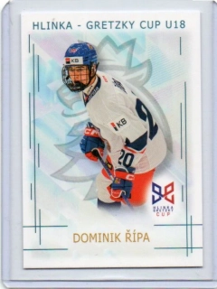 Real Cards 2025-2026 série 1 HLINKA-GRETZKY CUP U18 Base # HG-17 Řípa Dominik