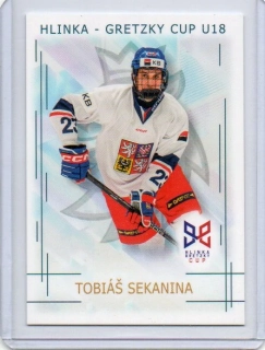 Real Cards 2025-2026 série 1 HLINKA-GRETZKY CUP U18 Base # HG-18 Sekanina Tobiáš