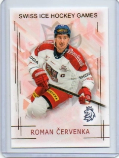 Real Cards 2025-2026 série 1 SWISS HOCKEY GAMES Gold x/50 # SHG-04 Červenka Roman