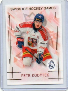 Real Cards 2025-2026 série 1 SWISS HOCKEY GAMES Gold x/50 # SHG-10 Kodýtek Petr