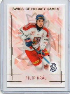 Real Cards 2025-2026 série 1 SWISS HOCKEY GAMES Gold x/50 # SHG-12 Král Filip