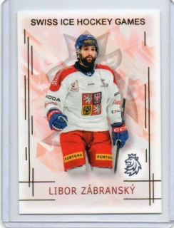 Real Cards 2025-2026 série 1 SWISS HOCKEY GAMES Gold x/50 # SHG-26 Zábranský Libor