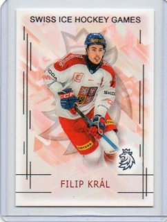 Real Cards 2025-2026 série 1 SWISS HOCKEY GAMES Silver x/22 # SHG-12 Král Filip
