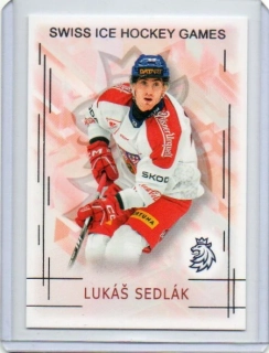 Real Cards 2025-2026 série 1 SWISS HOCKEY GAMES Silver x/22 # SHG-21 Sedlák Lukáš