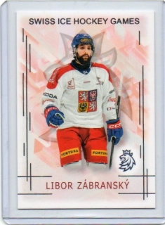 Real Cards 2025-2026 série 1 SWISS HOCKEY GAMES Silver x/22 # SHG-26 Zábranský Libor