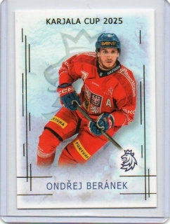 Real Cards 2025-2026 série 1 KARJALLA CUP Gold x/50 # KC-02 Beránek Ondřej