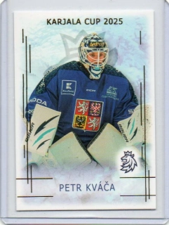 Real Cards 2025-2026 série 1 KARJALLA CUP Gold x/50 # KC-17 Kváča Petr (G)
