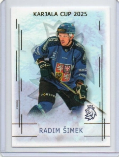 Real Cards 2025-2026 série 1 KARJALLA CUP Gold x/50 # KC-24 Šimek Radim
