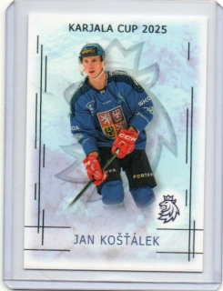 Real Cards 2025-2026 série 1 KARJALLA CUP Silver x/22 # KC-12 Košťálek Jan