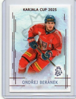 Real Cards 2025-2026 série 1 KARJALLA CUP Red x/12 # KC-02 Beránek Ondřej