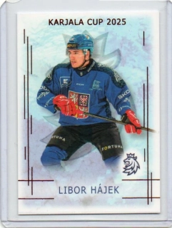 Real Cards 2025-2026 série 1 KARJALLA CUP Red x/12 # KC-06 Hájek Libor