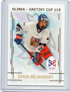 Real Cards 2025-2026 série 1 HLINKA-GRETZKY CUP U18 Gold x/50 # HG-01 Bělohorský Šimon