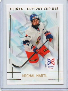 Real Cards 2025-2026 série 1 HLINKA-GRETZKY CUP U18 Gold x/50 # HG-04 Hartl Michal