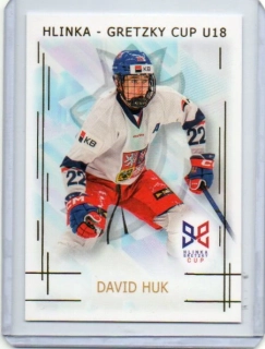 Real Cards 2025-2026 série 1 HLINKA-GRETZKY CUP U18 Gold x/50 # HG-06 Huk David