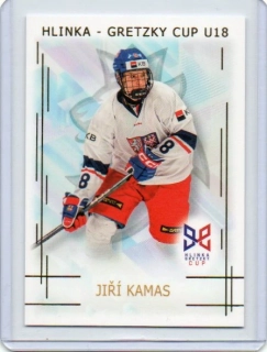 Real Cards 2025-2026 série 1 HLINKA-GRETZKY CUP U18 Gold x/50 # HG-08 Kamas Jiří