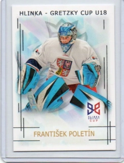 Real Cards 2025-2026 série 1 HLINKA-GRETZKY CUP U18 Silver x/22 # HG-13 Poletín František (G)