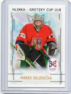 Real Cards 2025-2026 série 1 HLINKA-GRETZKY CUP U18 Silver x/22 # HG-19 Sklenička Marek (G)