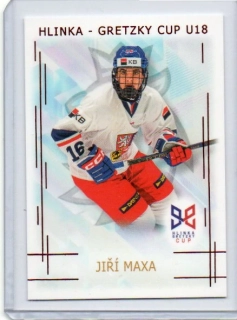 Real Cards 2025-2026 série 1 HLINKA-GRETZKY CUP U18 Red x/12 # HG-10 Maxa Jiří