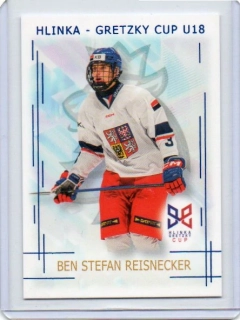 Real Cards 2025-2026 série 1 HLINKA-GRETZKY CUP U18 Blue x/9 # HG-15 Reisnecker Ben Stefan
