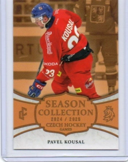 LC Season Collection 2024/2025 s.II CZECH HOCKEY GAMES Gold # CHG-19 Kousal Pavel