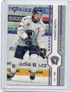 SportZoo ELH 2024-2025 II.série PUCK Marks # 343 Mertl Tomáš - Plzeň