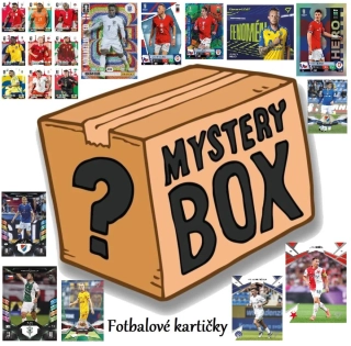 MYSTERY Box/Pack Fotbalový karet (10karet)