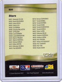 OFS 2007-2008 Seznam karet # S20