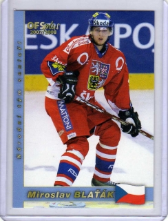OFS 2007-2008 # CR16 Blaťák Miroslav - Reprezentace ČR A