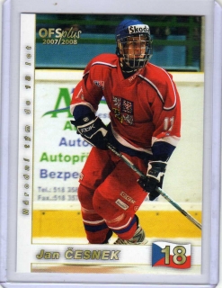 OFS 2007-2008 # U18/08 Česnek Jan - Reprezentace ČR18