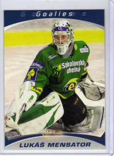 OFS 2008-2009 GOALIES # G04 Mensator Lukáš (G) - K.Vary