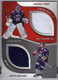 OFS 2009-2010 JERSEY # J07 Pinc Marek (G) - Nedvěd Petr - Liberec