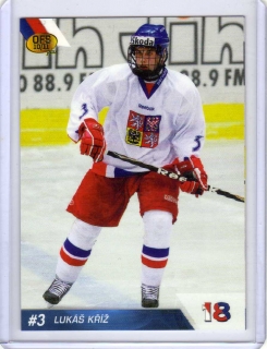 OFS 2010-2011 # U18/01 Kříž Lukáš - Reprezentace ČR18