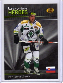 OFS Premium 2011 INT.HEROES SILVER # 08 Žabka Boris - Ml.Boleslav