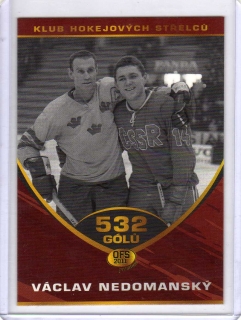 OFS Premium 2011 Klub hokejových střelců RED # 03 Nedomanský Václav