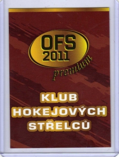 OFS Premium 2011 Seznam karet - Klub hokejových střelců