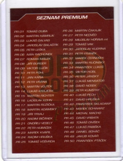 OFS Premium 2011 Seznam BASE karet