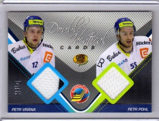 OFS Premium 2011 Double Identical Cards JERSEY 364/500 # J03 Vrána Petr / Pohl Petr - Vítkovice