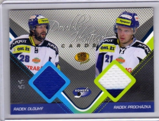 OFS Premium 2011 Double Identical Cards JERSEY 055/500 # J06 Dlouhý Radek / Procházka Radek - Brno