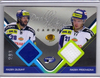 OFS Premium 2011 Double Identical Cards JERSEY 293/500 # J06 Dlouhý Radek / Procházka Radek - Brno
