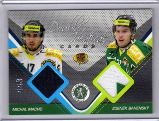 OFS Premium 2011 Double Identical Cards JERSEY 448/500 # J14 Macho Michal / Bahenský Zdeněk - Ml.Boleslav