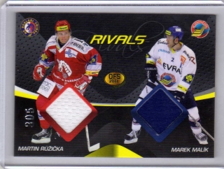 OFS Premium 2011 Double Rivals JERSEY 305/500 # R02 Růžička Martin / Malík Marek - Třinec / Vítkovice