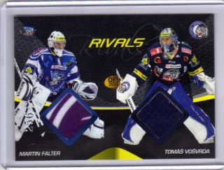 OFS Premium 2011 Double Rivals JERSEY 256/500 # R04 Falter Martin (G) / Vošvrda Tomáš (G) - Kladno / Liberec