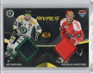 OFS Premium 2011 Double Rivals JERSEY 306/500 # R06 Marušák Jiří / Martynek Rostislav - Ml.Boleslav / Č.Budějovice