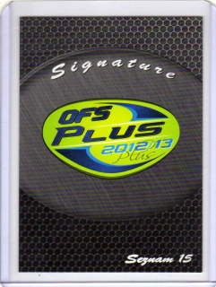 OFS 2012-2013 # S15 Seznam karet Signature