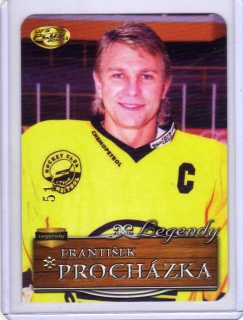OFS 2012-2013 Legendy Die-Cut # L17 Procházka František